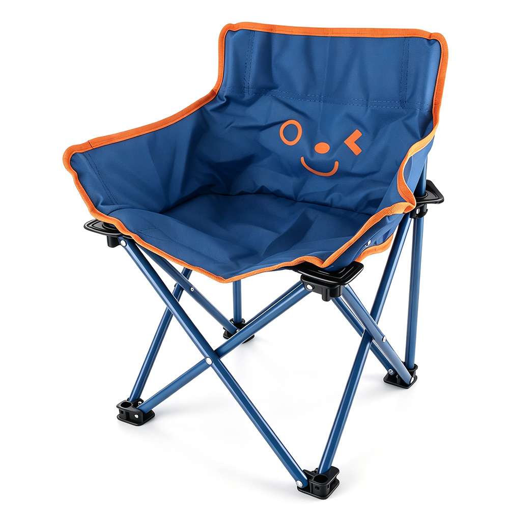 Kids Outdoor Lawn Chair - เก้าอี้พับสำหรับเด็กแบบพกพา น้ำหนักเบา เหมาะสำหรับตั้งแคมป์ ตกปลา สวน ปิกนิก