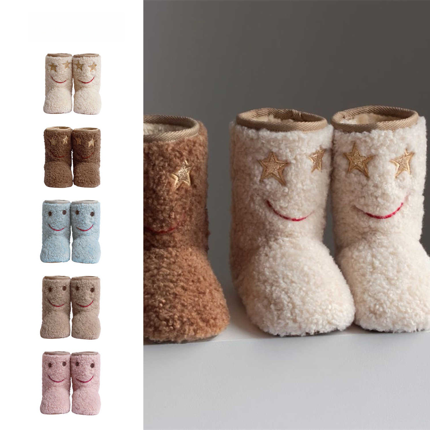 Kids Outdoor Boots - รองเท้าเด็กผู้หญิงสไตล์เกาหลี รองเท้าบูทหิมะสำหรับเด็กผู้หญิง ฤดูหนาว 2026 แฟชั่นใหม่ รองเท้าบูทขนแกะอุ่นๆ