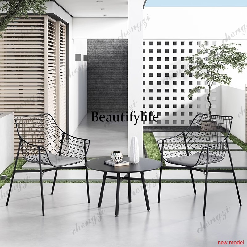 Kids Outdoor Furniture Set - ชุดเฟอร์นิเจอร์สวนสไตล์มินิมอล ชุดเก้าอี้นอร์ดิก ชุดเฟอร์นิเจอร์สวน ชุดโซฟาสำหรับเด็ก ชุดเฟอร์นิเจอร์ลานบ้าน AB03