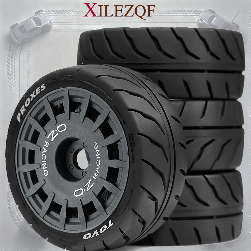 Tamiya Model Rc Car - ยาง XILEZQF 4 ชิ้น ขนาด 1/10