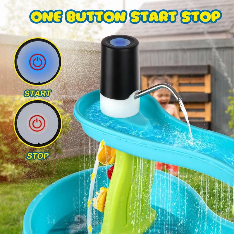 Kids Outdoor Water Play Table - เด็กปั๊มน้ําสนุกกลางแจ้งปั๊มน้ําสําหรับเด็กชาร์จขนาดเล็กของเล่นกลางแจ้งไร้สายฤดูร้อนเล่นทรายอุปกรณ์เสริมสําหรับ