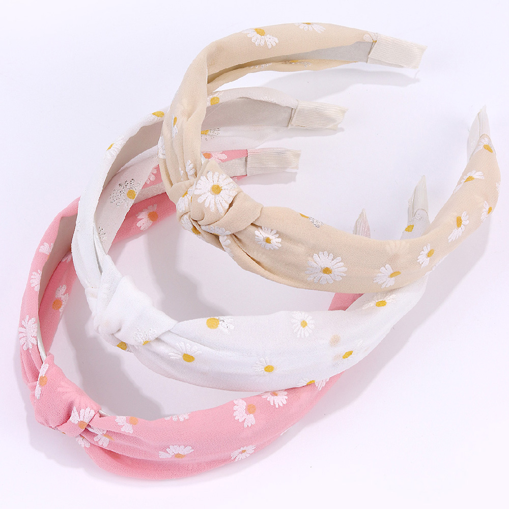 Kids Outdoor Gifts - 3 ชิ้น/เซ็ตรูปแบบเดซี่สําหรับเด็กผู้หญิงอุปกรณ์เสริมผมสําหรับผู้หญิงความนิยม Headwear ของขวัญที่เหมาะสําหรับเด็กผู้หญิง