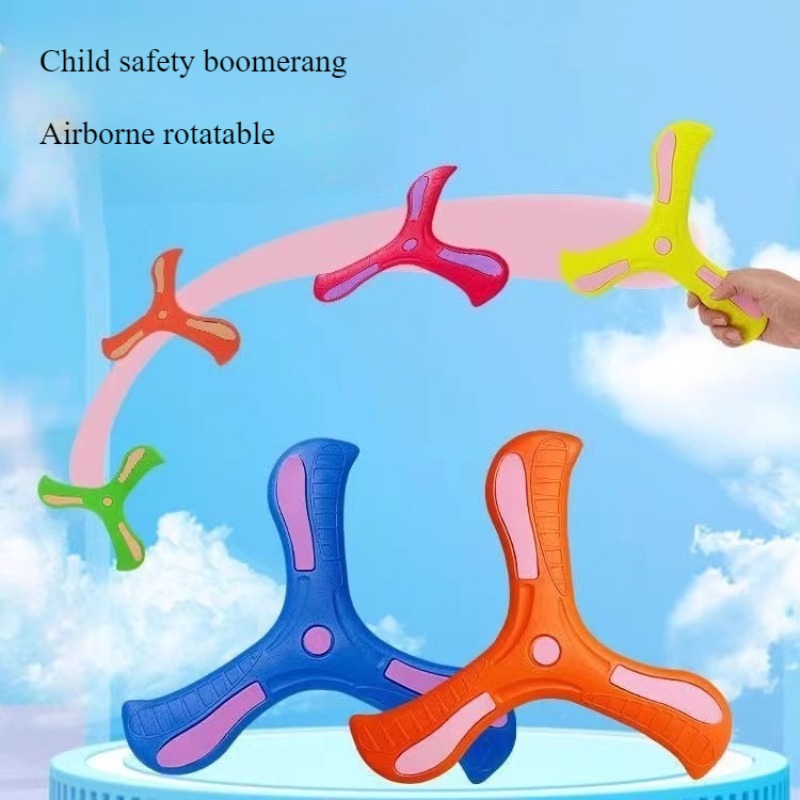 Kids Outdoor Gifts - เด็ก Boomerang นุ่มสามใบผู้ใหญ่-เด็ก Interactive ของเล่นกลางแจ้งปริศนาการศึกษา Decompression