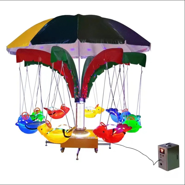 Kids Outdoor Chair - เครื่องเล่นม้าหมุนขนาดเล็กสำหรับเด็กกลางแจ้ง เก้าอี้หมุนลอยได้ อุปกรณ์ความบันเทิงกลางแจ้งขนาดใหญ่ สำหรับสวนสนุก ขาย