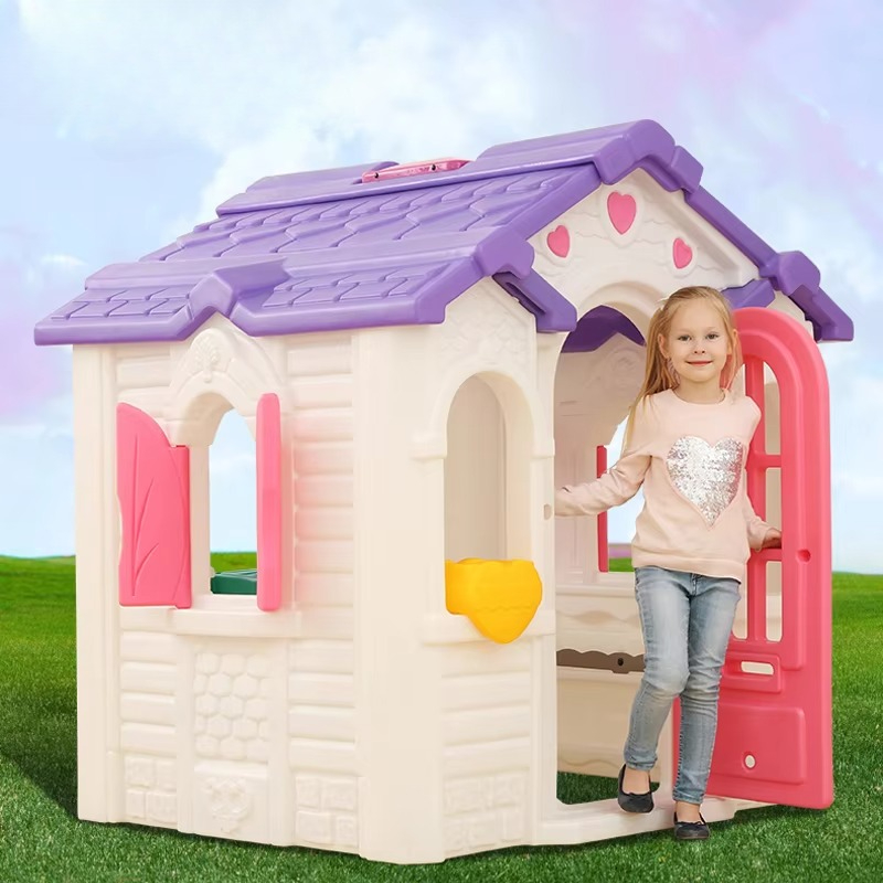 Kids Outdoor Cubby House - บ้านของเล่นเด็กแบบปรับแต่งได้ รูปทรงกระท่อม ทำจากพลาสติก รูปทรงเห็ด ราคาประหยัด สำหรับเด็กเล็ก