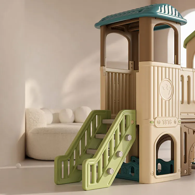 บ้านเด็กเล่นกลางแจ้งพร้อมสไลเด - Kids Outdoor House With Slide บทวิจารณ์และราคา