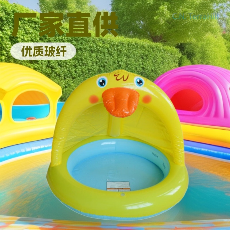 สระน้ำเป่าลมสำหรับเด็กพร้อมหัว - Kids Outdoor Water Play Table บทวิจารณ์และราคา