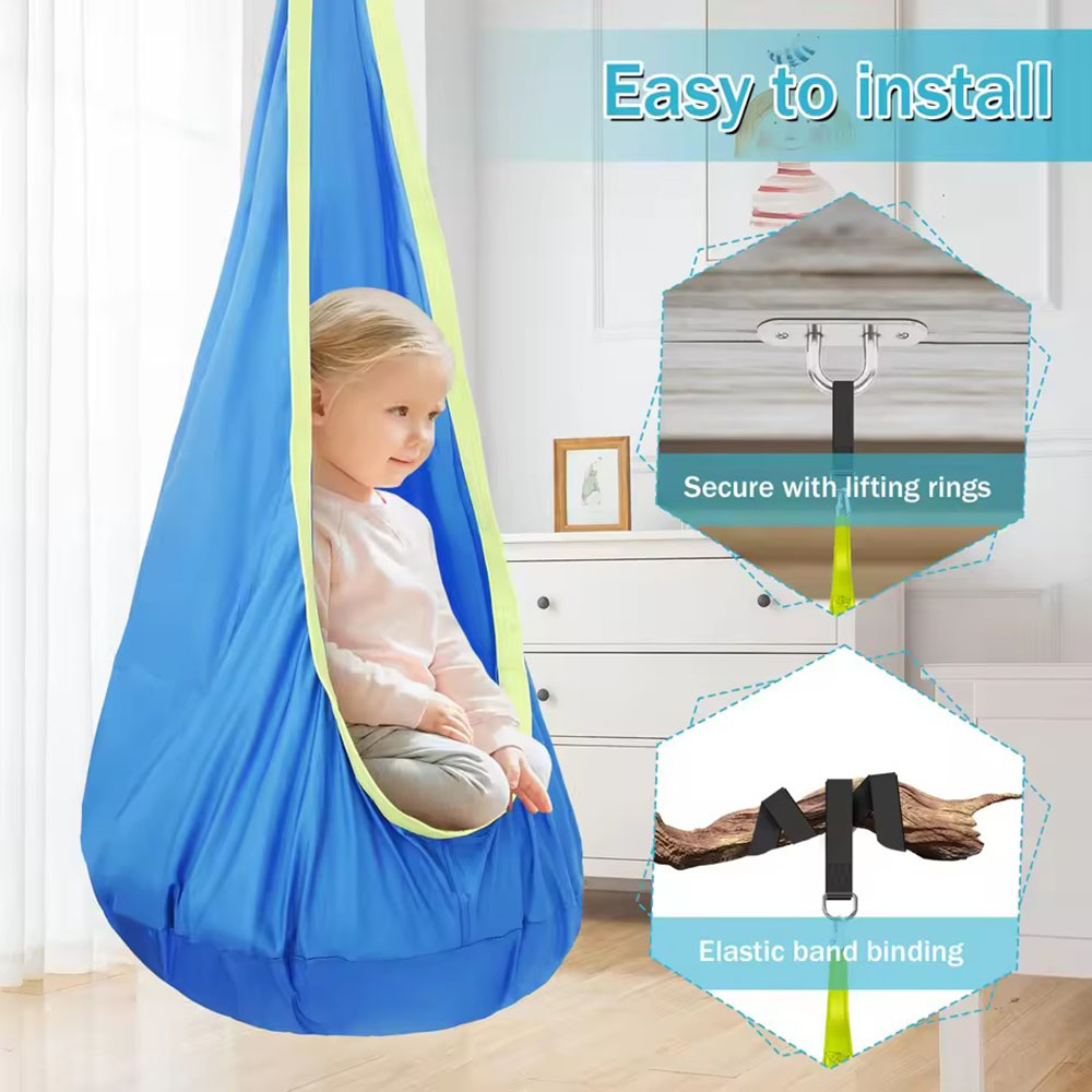 เก้าอี้แขวนไนลอนสำหรับเด็กพร้อ - Kids Outdoor Chair บทวิจารณ์และราคา