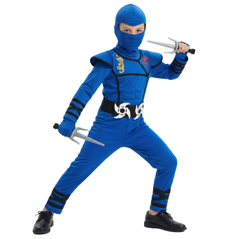 ชุดนินจาสีดำและสีน้ำเงินสำหรับ - Kids Outdoor Ninja Warrior Course บทวิจารณ์และราคา