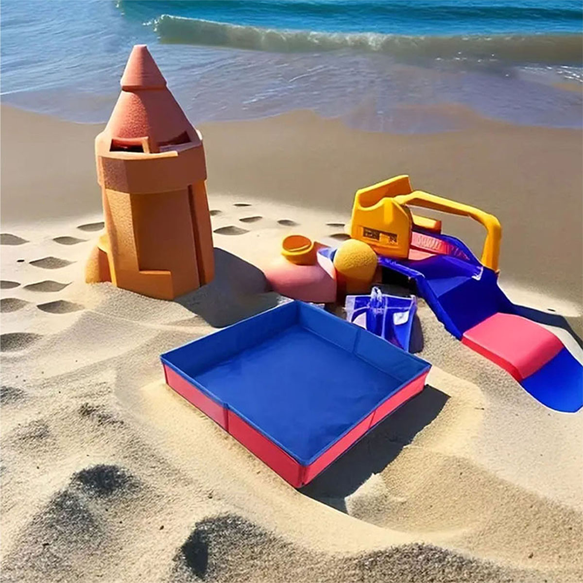 กระบะทรายและน้ำสำหรับเล่นในร่ม - Kids Outdoor Sensory Table บทวิจารณ์และราคา