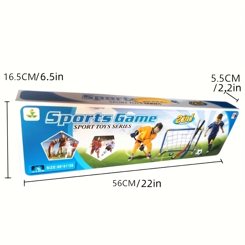 ชุดประตูฮอกกี้และฟุตบอล 2 in 1 - Kids Outdoor Hockey Set บทวิจารณ์และราคา