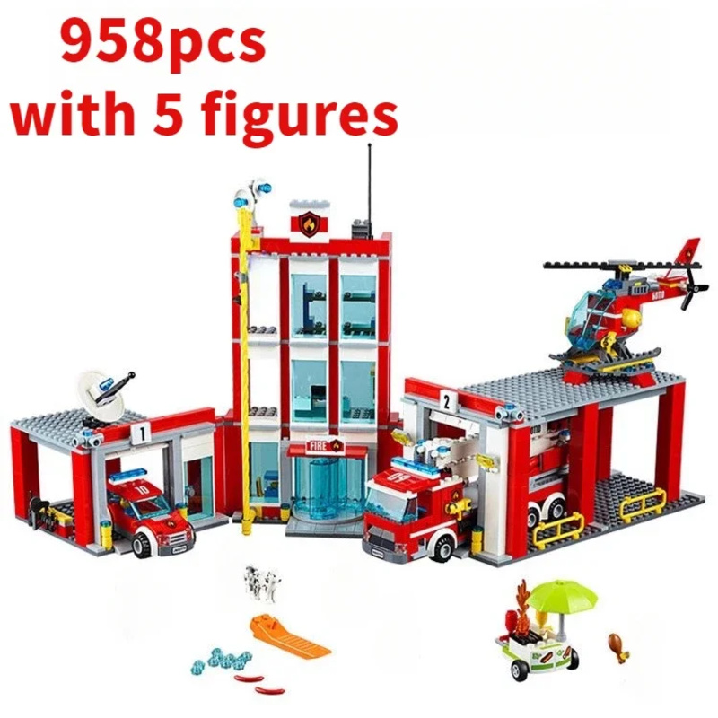 ชุดตัวต่อบล็อกอาคารสถานีดับเพล - Lego Set City บทวิจารณ์และราคา
