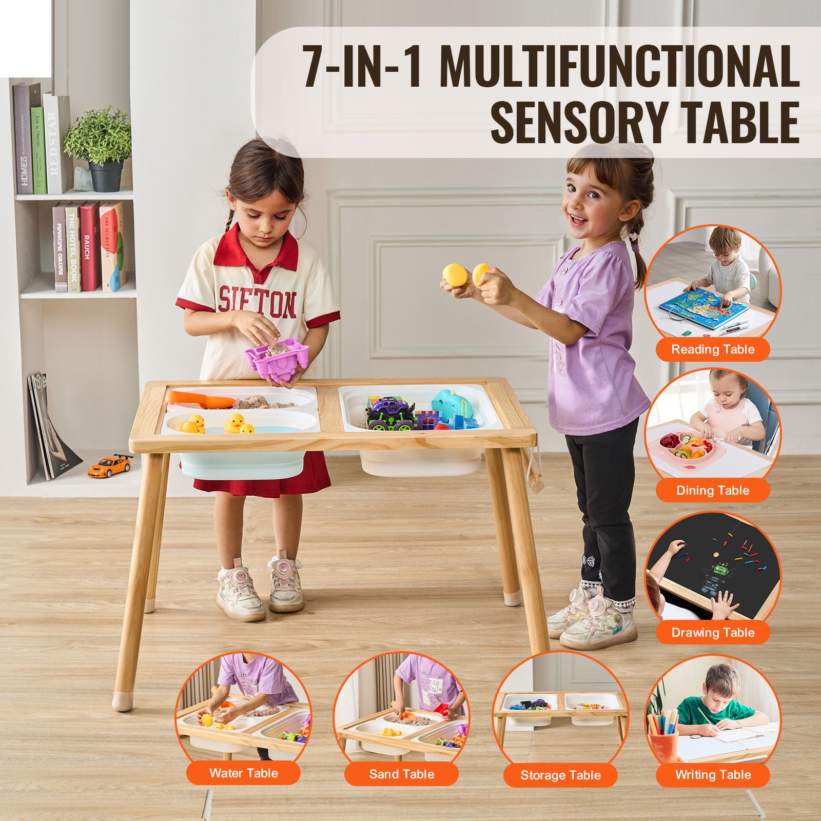 โต๊ะกิจกรรมสำหรับเด็กเล็ก, โต๊ - Kids Outdoor Sensory Table บทวิจารณ์และราคา