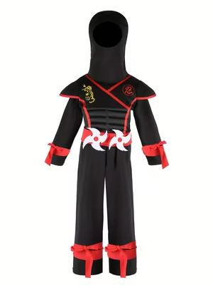 ชุดนินจาสีดำสำหรับเด็ก พร้อมฮู - Kids Outdoor Ninja Warrior Course บทวิจารณ์และราคา