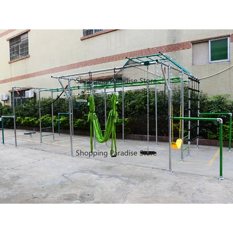 ชุดอุปกรณ์ฝึกซ้อมกลางแจ้งสำหรั - Kids Outdoor Ninja Warrior Course บทวิจารณ์และราคา