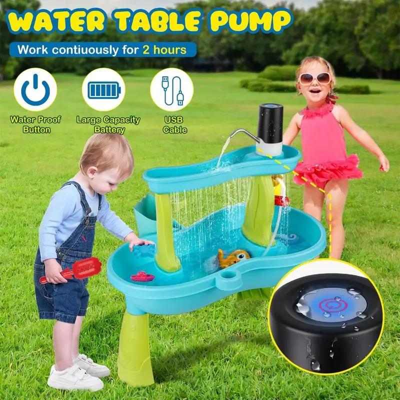 ปั๊มน้ำสำหรับเด็ก ปั๊มน้ำสำหรั - Kids Outdoor Water Play Table บทวิจารณ์และราคา