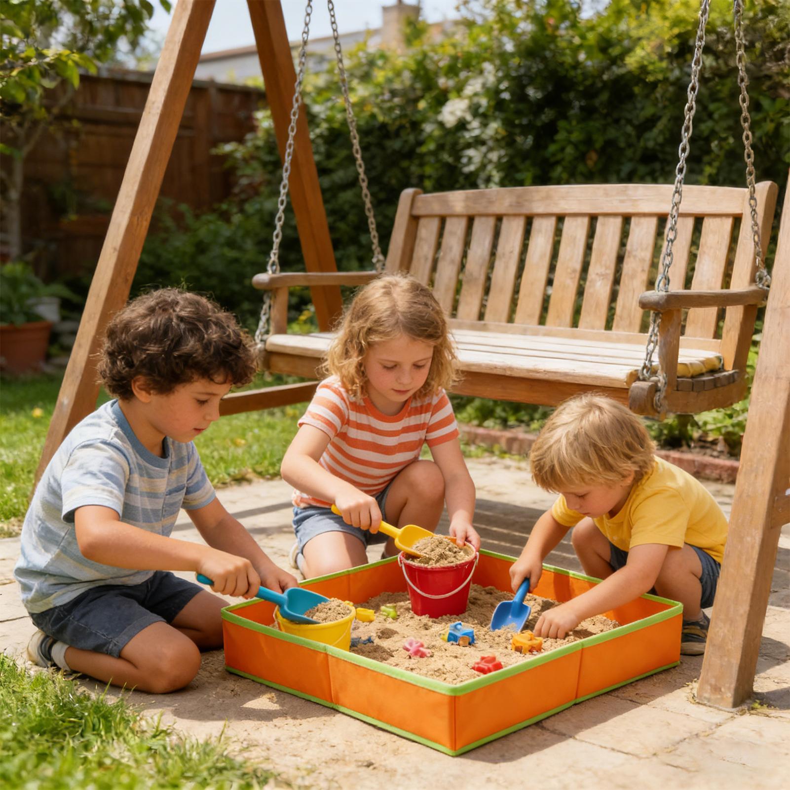 โต๊ะทรายสำหรับเด็ก โต๊ะกิจกรรม - Kids Outdoor Sensory Table บทวิจารณ์และราคา