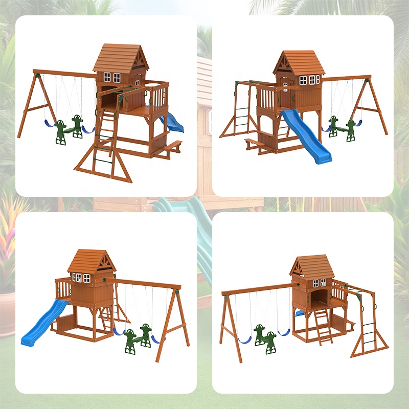 ชุดเครื่องเล่นสนามเด็กเล่นกลาง - Kids Outdoor Garden Set บทวิจารณ์และราคา