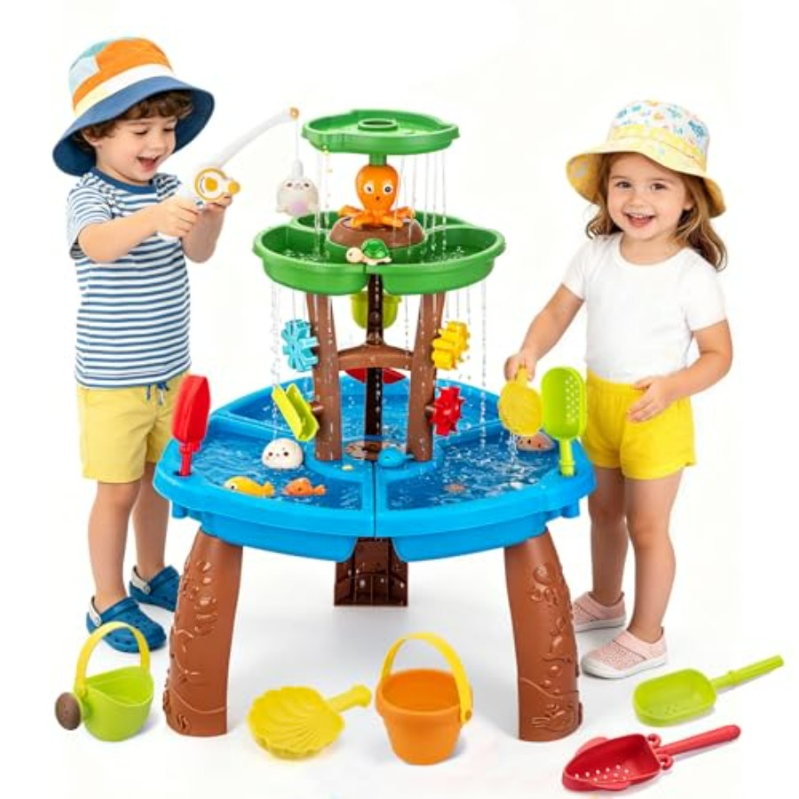 ของเล่นน้ำกลางแจ้งสำหรับเด็กอา - Kids Outdoor Sensory Table บทวิจารณ์และราคา