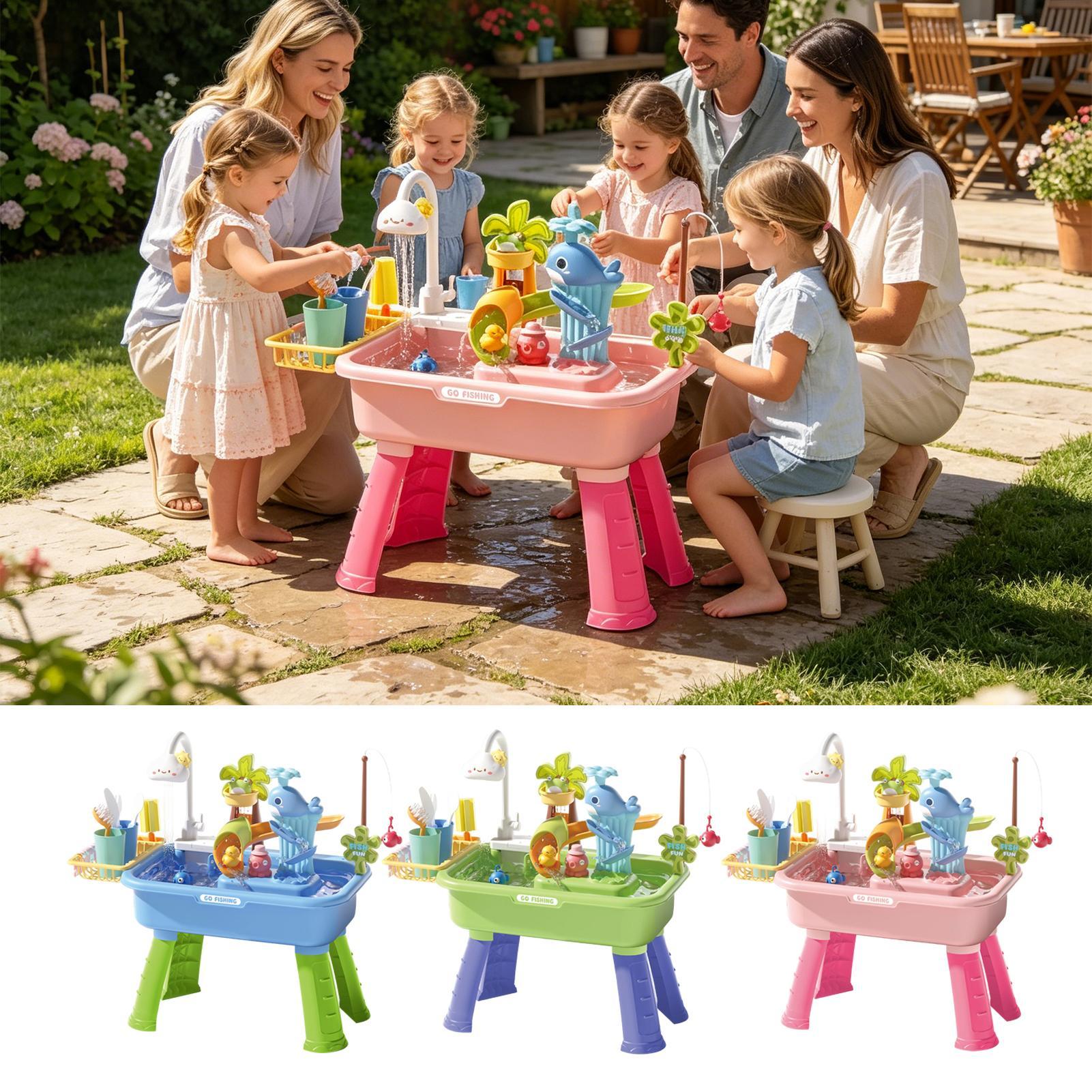 ชุดของเล่นน้ำไฟฟ้า 43 ชิ้น สำห - Kids Outdoor Sensory Table บทวิจารณ์และราคา