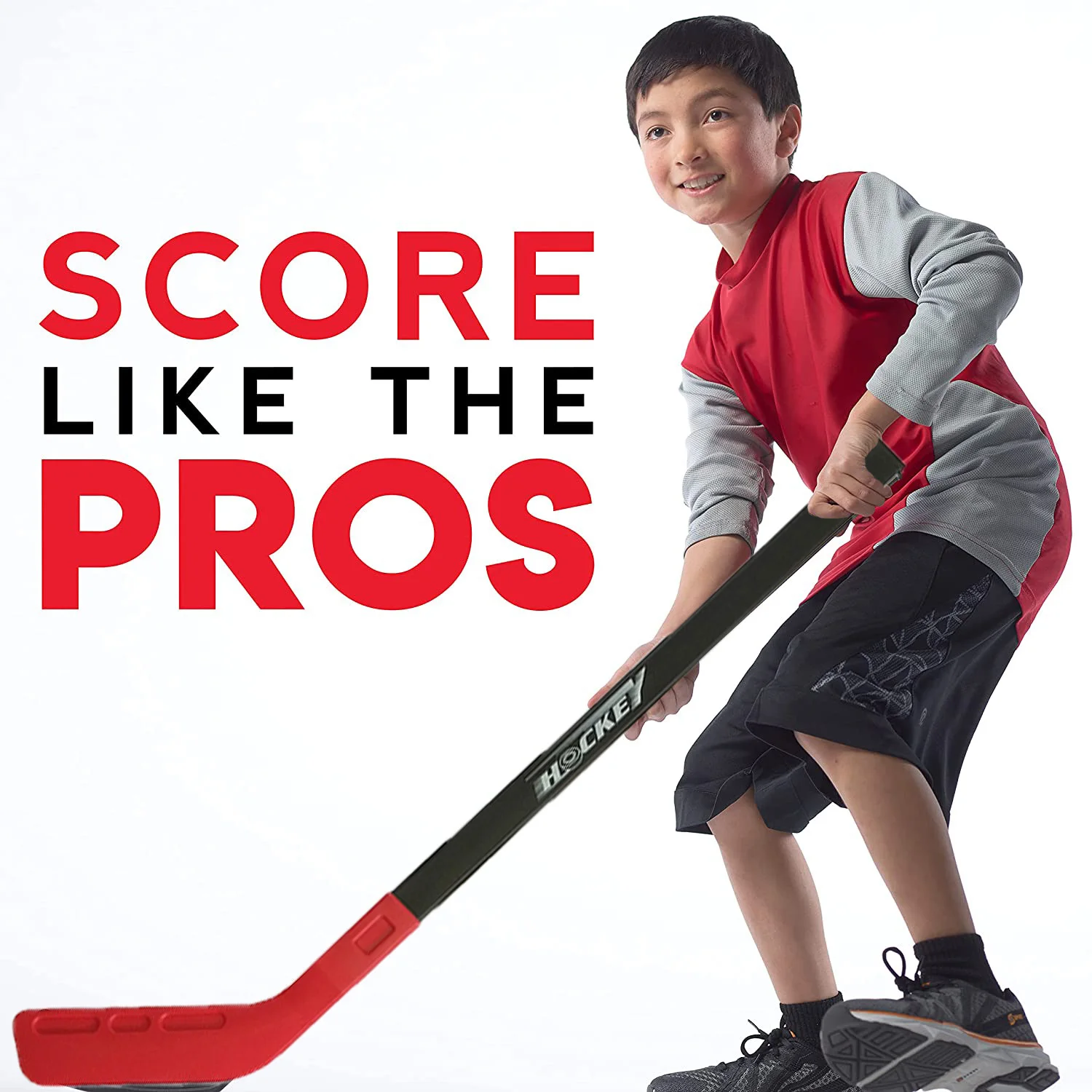 ไม้ฮ็อกกี้ติดพื้นสำหรับเด็ก1ชุ - Kids Outdoor Hockey Set บทวิจารณ์และราคา