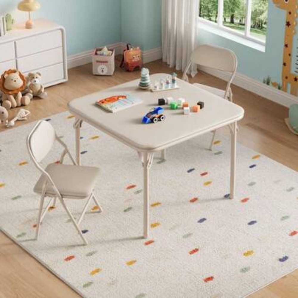 ชุดโต๊ะและเก้าอี้พับได้สำหรับเ - Kids Outdoor Dining Set บทวิจารณ์และราคา
