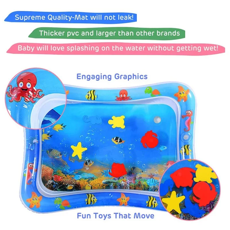 แผ่นรองเล่นน้ำพีวีซีเป่าลมทรงส - Kids Outdoor Water Play Table บทวิจารณ์และราคา