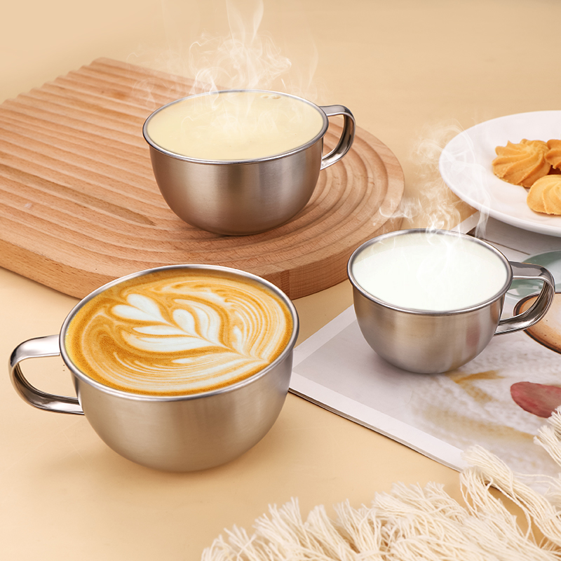 304 แก้วสแตนเลสถ้วยกาแฟ Cappuc - Kids.Outdoor Utensils บทวิจารณ์และราคา