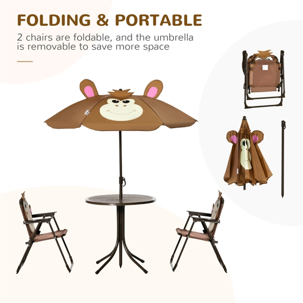 ชุดโต๊ะเก้าอี้สำหรับเด็ก ลายลิ - Kids Outdoor Dining Set บทวิจารณ์และราคา