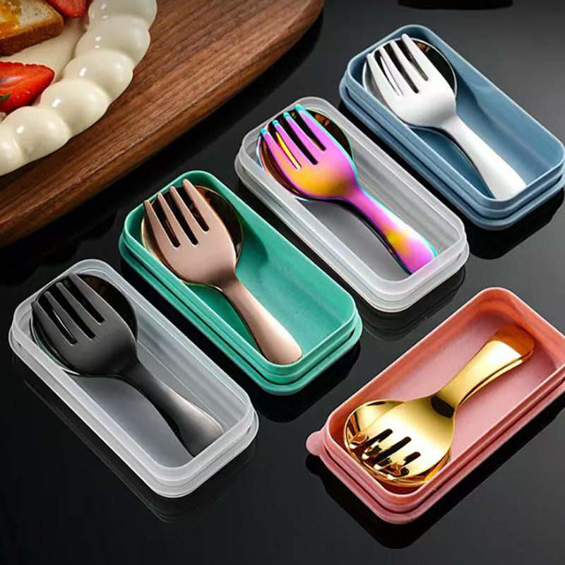 ชุดอุปกรณ์รับประทานอาหารสแตนเล - Kids.Outdoor Utensils บทวิจารณ์และราคา