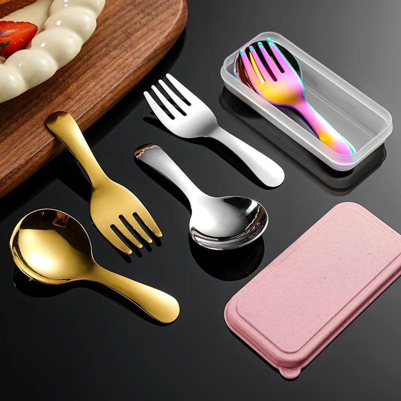 ชุดอุปกรณ์รับประทานอาหารสแตนเล - Kids.Outdoor Utensils บทวิจารณ์และราคา
