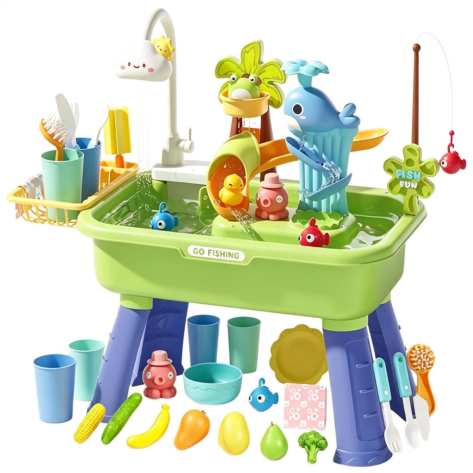 โต๊ะน้ำสำหรับเด็กพร้อมปั๊ม, โต - Kids Outdoor Sink บทวิจารณ์และราคา
