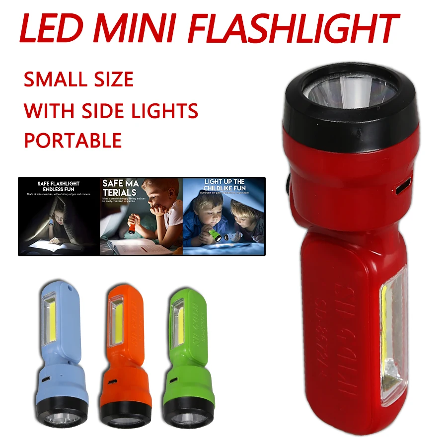 ไฟฉายเด็กมินิ COB+XPE, ไฟฉายเด - Kids Outdoor Gifts บทวิจารณ์และราคา