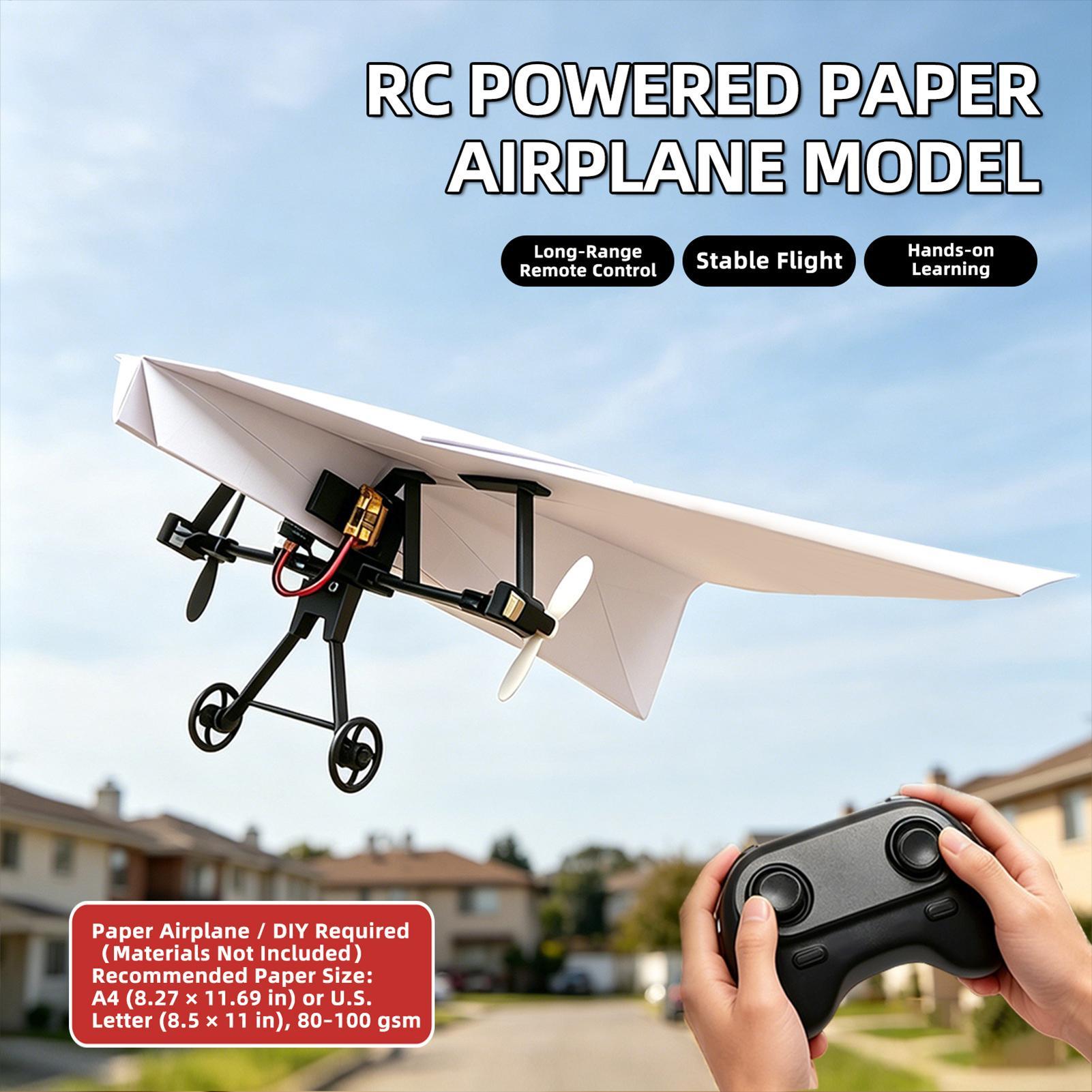 ชุดเครื่องบินกระดาษ DIY RC พร้ - Kids Outdoor Fun บทวิจารณ์และราคา