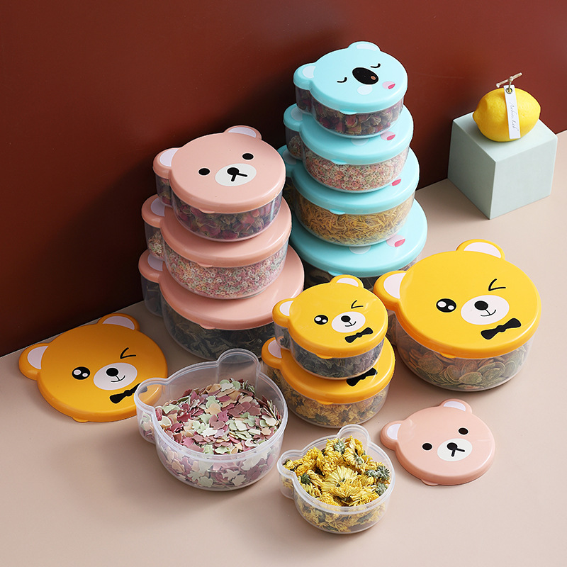 4Pcsเด็กพลาสติกการ์ตูนน่ารักกล - Kids.Outdoor Utensils บทวิจารณ์และราคา
