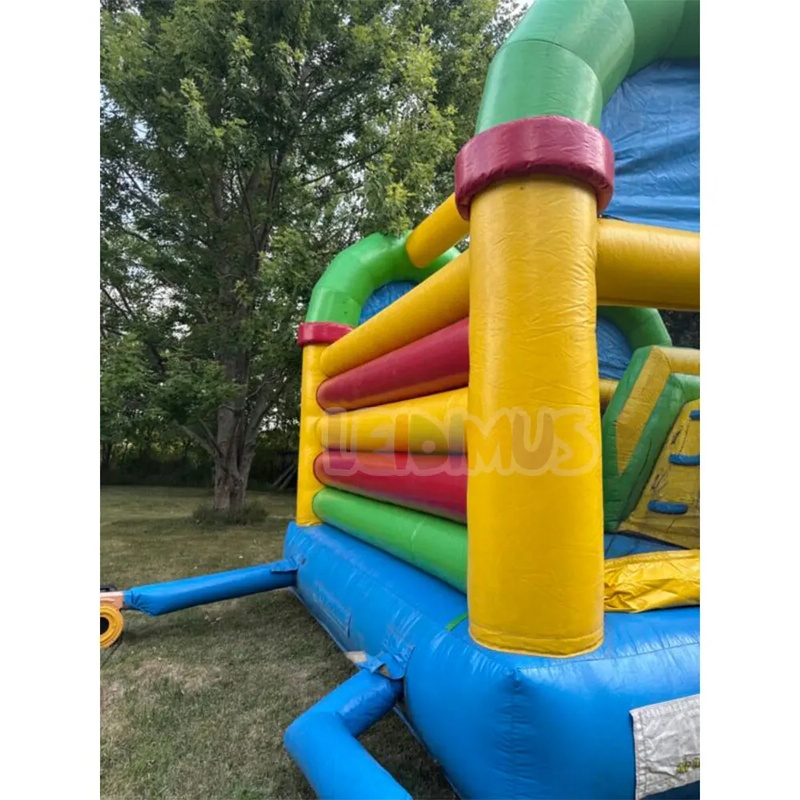 สนามเด็กเล่นเป่าลมเชิงพาณิชย์แ - Kids Outdoor Obstacle Course บทวิจารณ์และราคา