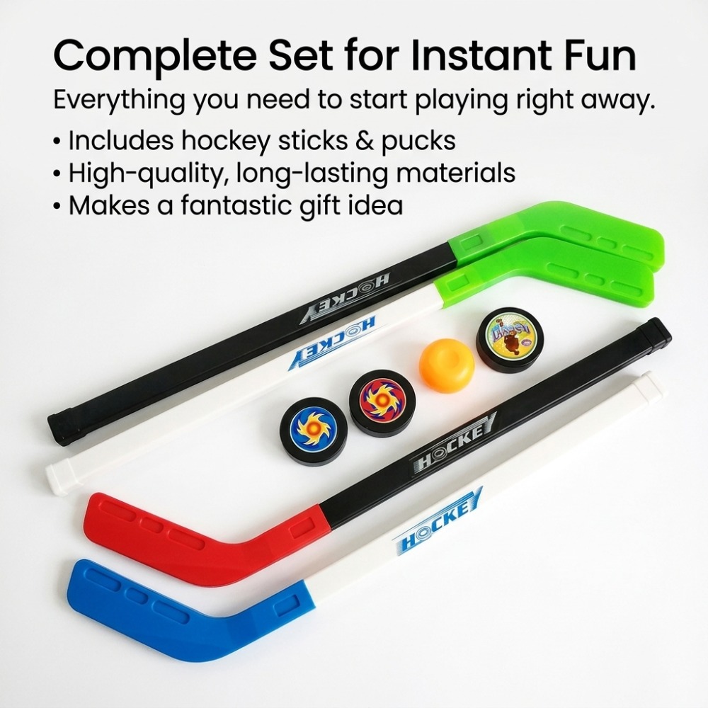 ไม้ฮอกกี้พลาสติกสำหรับเด็ก 72  - Kids Outdoor Hockey Set บทวิจารณ์และราคา