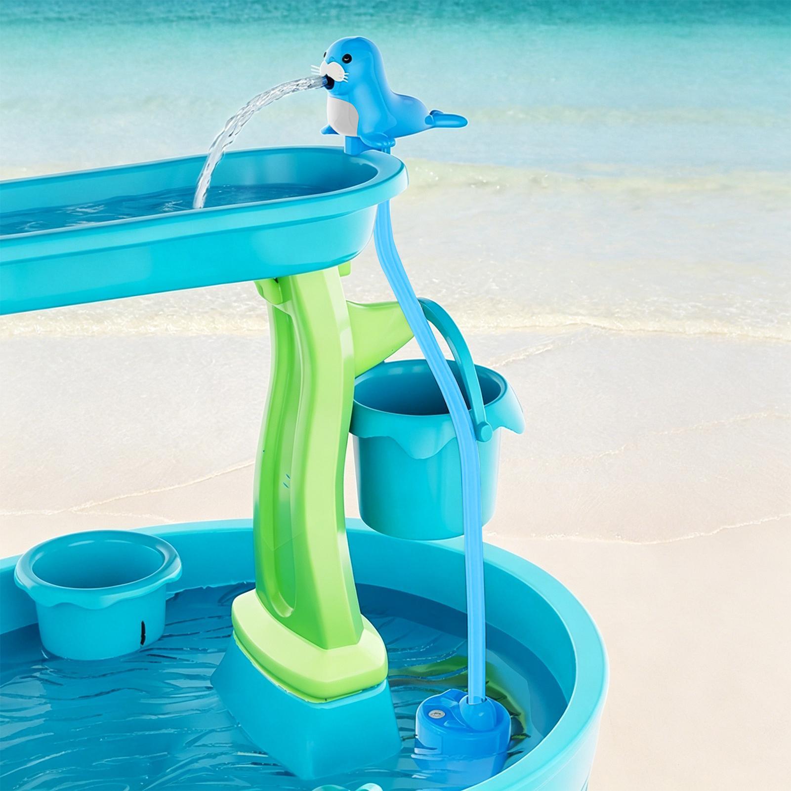 ปั๊มน้ำแบบชาร์จไฟได้ ของเล่นฉี - Kids Outdoor Water Play Table บทวิจารณ์และราคา