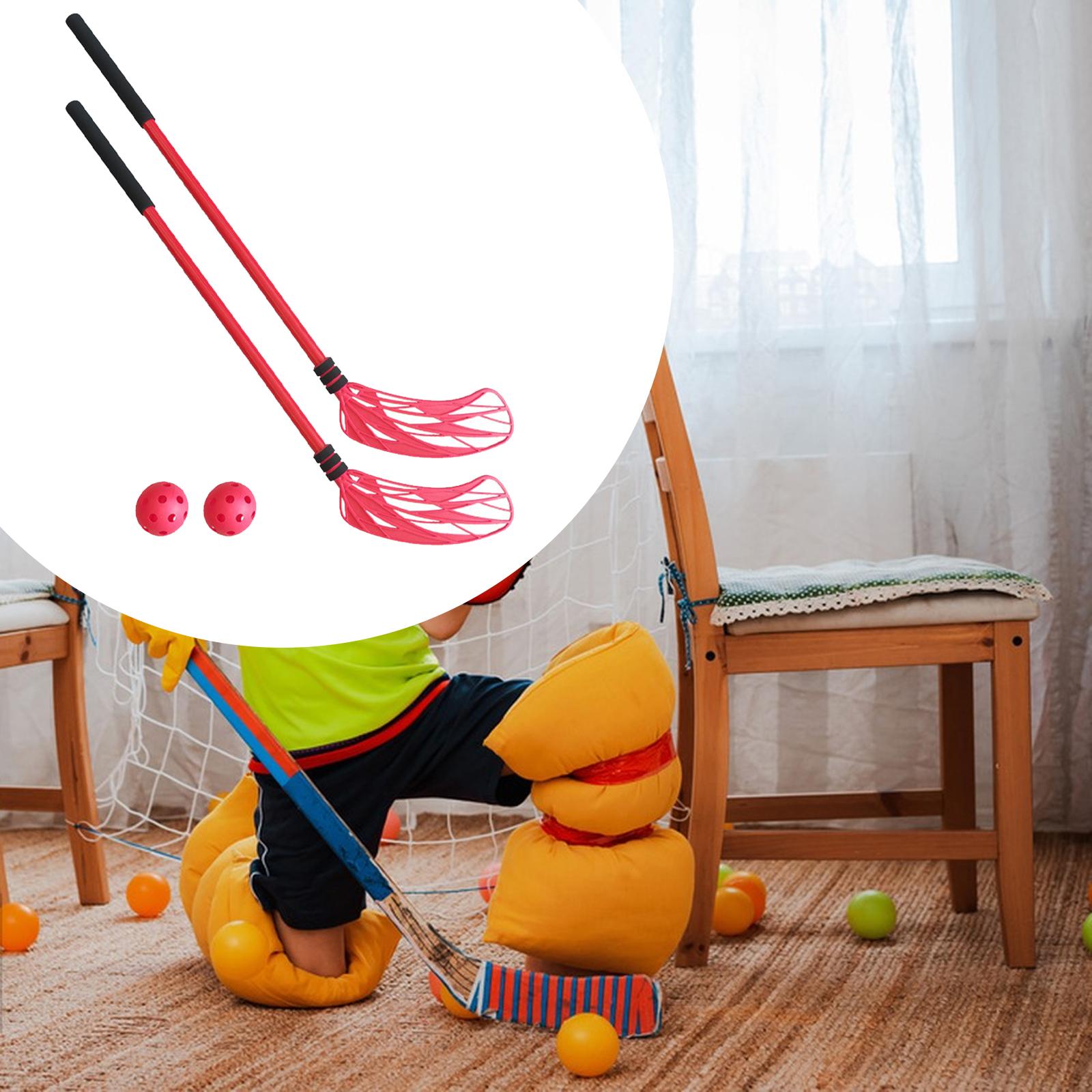 ไม้ฮอกกี้ฟลอร์ ชุดอุปกรณ์ฝึกปร - Kids Outdoor Hockey Set บทวิจารณ์และราคา
