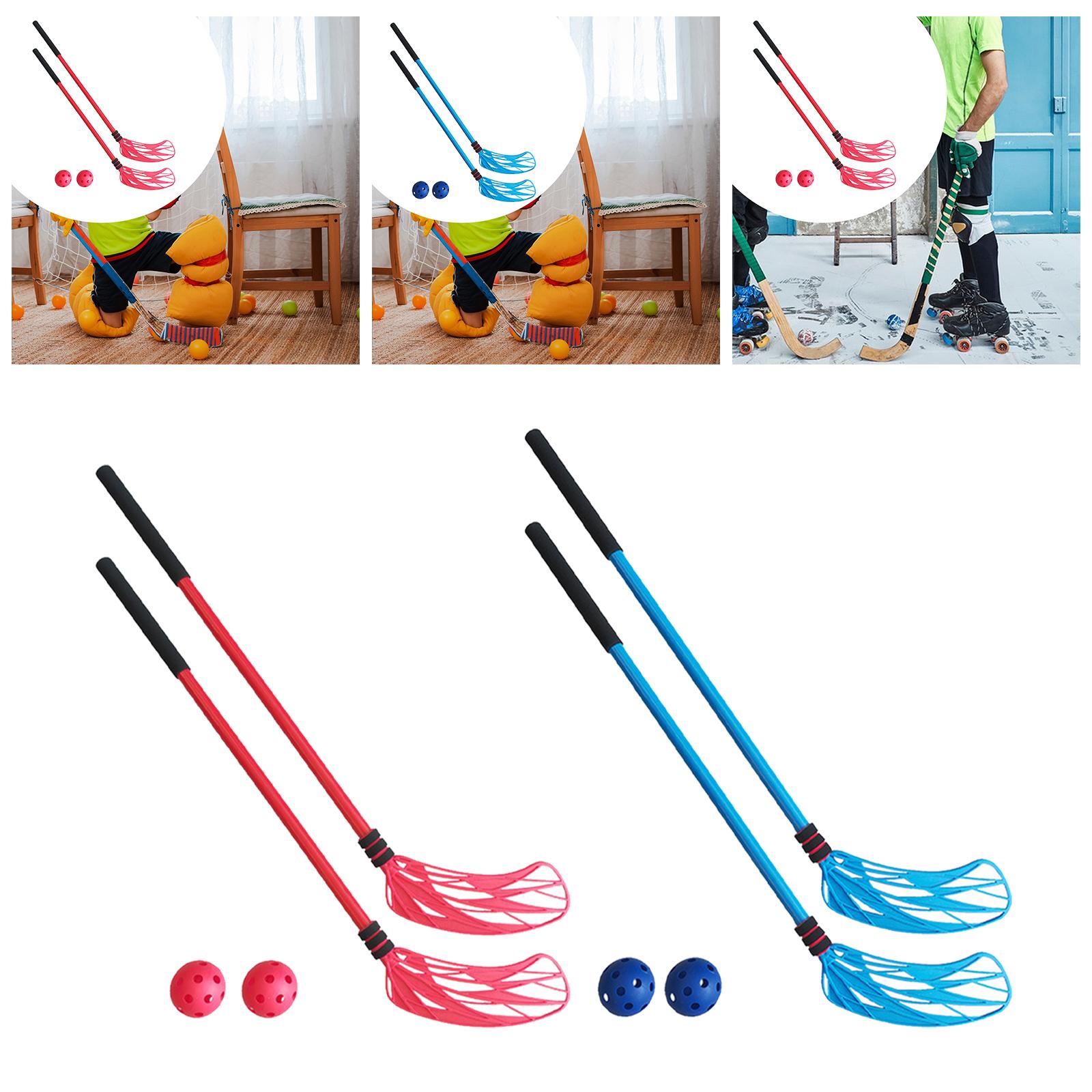 ไม้ฮอกกี้ฟลอร์ ชุดอุปกรณ์ฝึกปร - Kids Outdoor Hockey Set บทวิจารณ์และราคา