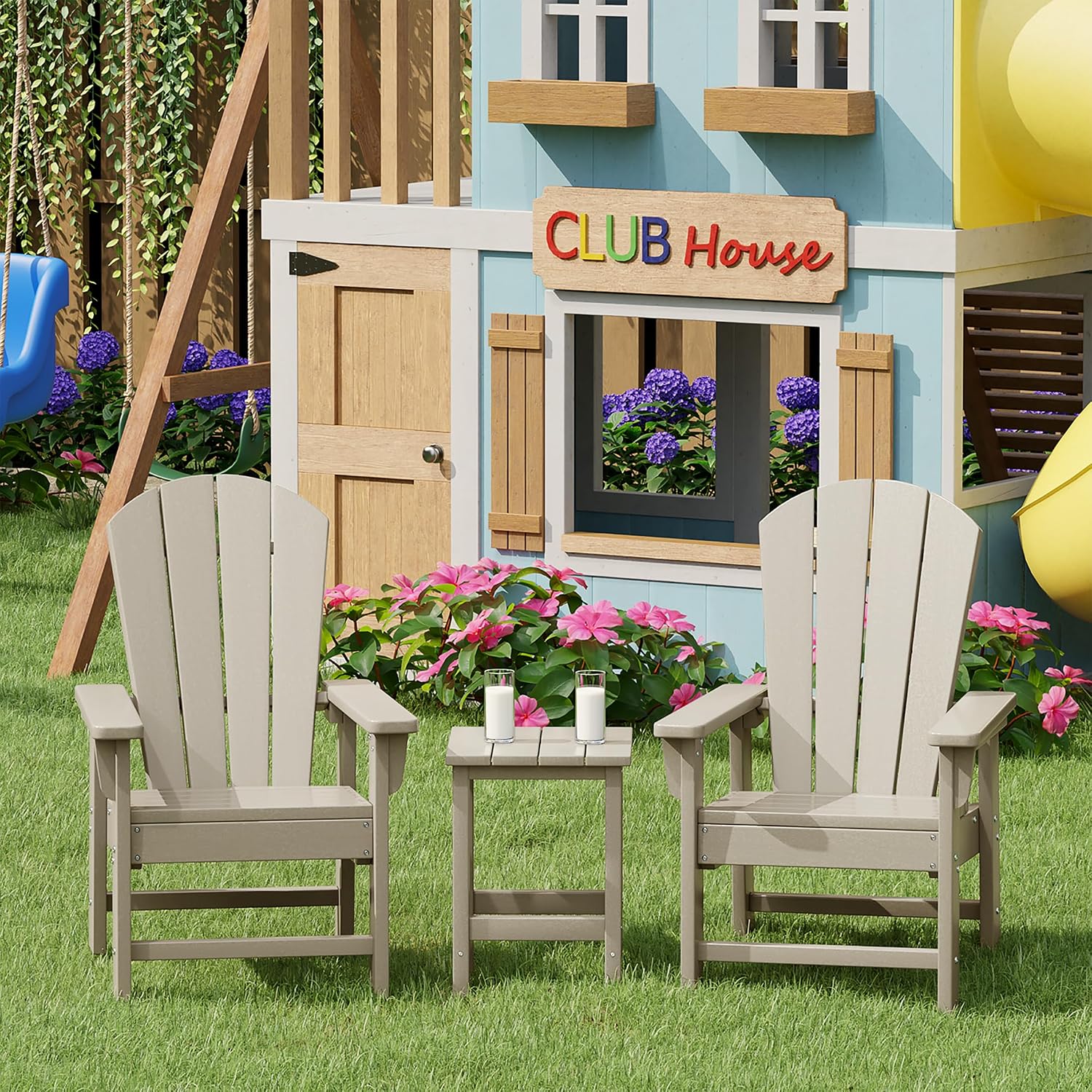 ชุดเก้าอี้สนามสำหรับเด็ก 2 ตัว - Kids Outdoor Lawn Chair บทวิจารณ์และราคา