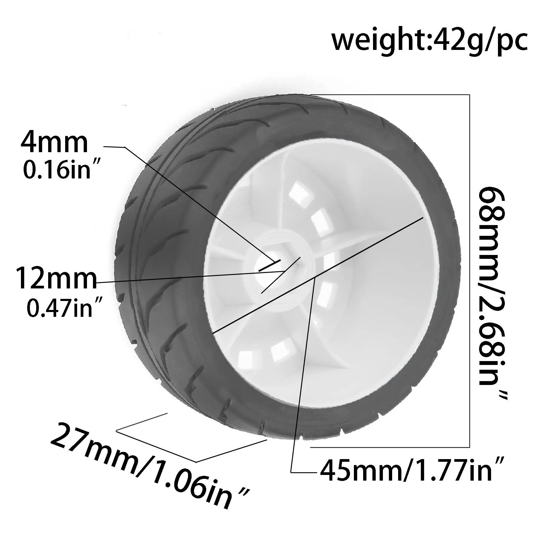 ยาง XILEZQF 4 ชิ้น ขนาด 1/10 ส - Tamiya Model Rc Car บทวิจารณ์และราคา