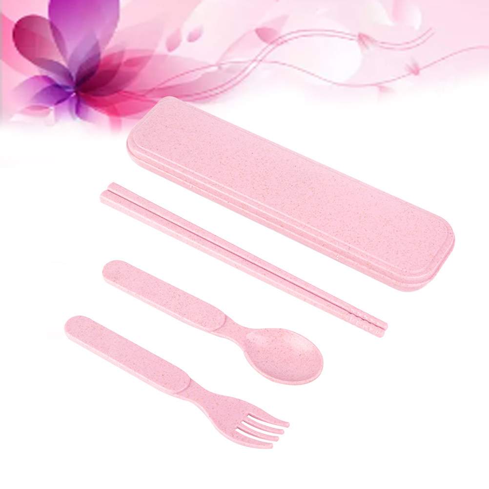 ชุดช้อนส้อมตะเกียบสำหรับเด็ก ท - Kids.Outdoor Utensils บทวิจารณ์และราคา