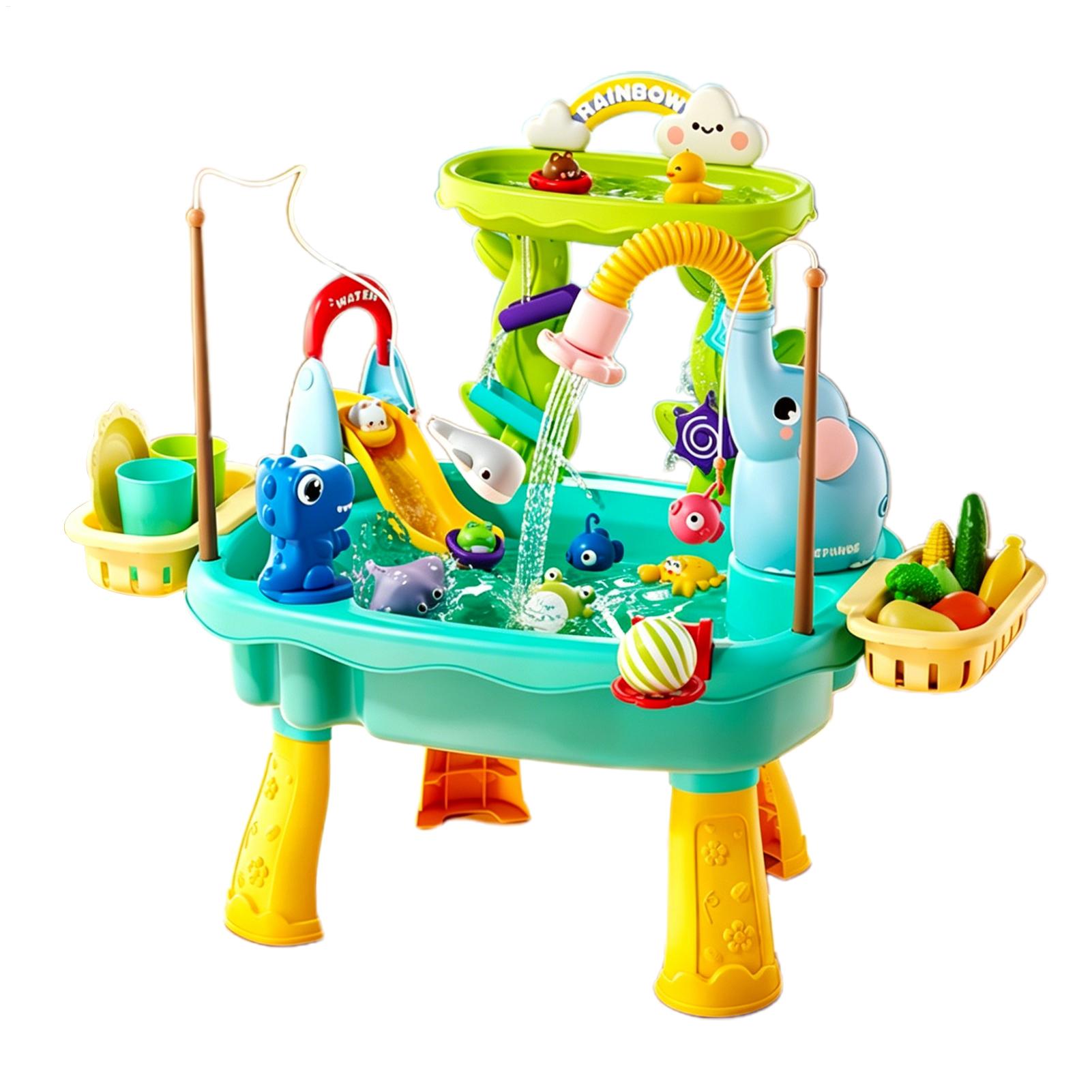 โต๊ะกิจกรรมน้ำสำหรับเด็ก ชุดขอ - Kids Outdoor Sensory Table บทวิจารณ์และราคา