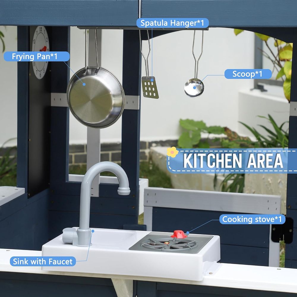 บ้านเด็กเล่นกลางแจ้ง Jevol Kid - Kids Outdoor Sink บทวิจารณ์และราคา