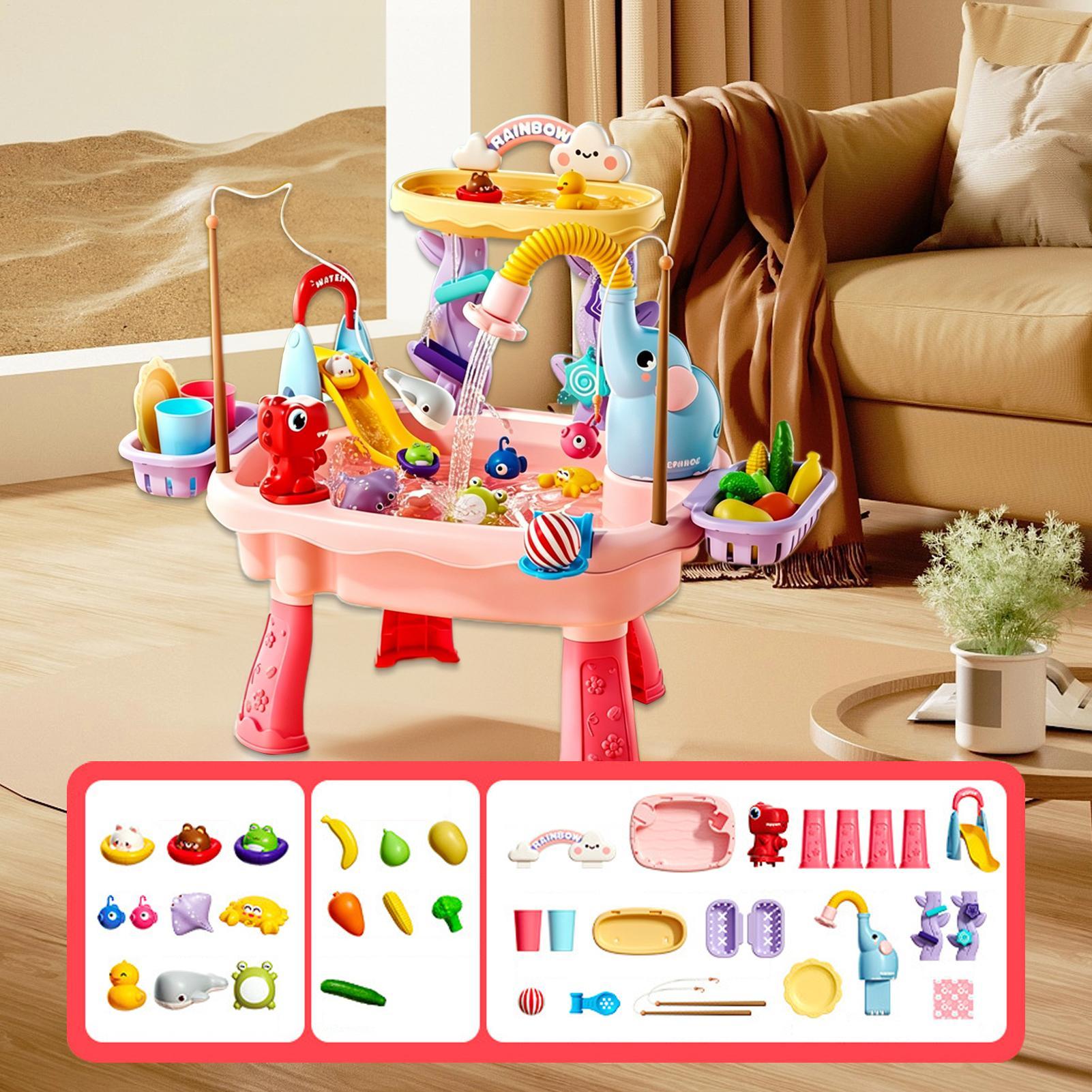 โต๊ะน้ำสำหรับเด็กเล็ก ชุดครัวข - Kids Outdoor Sensory Table บทวิจารณ์และราคา