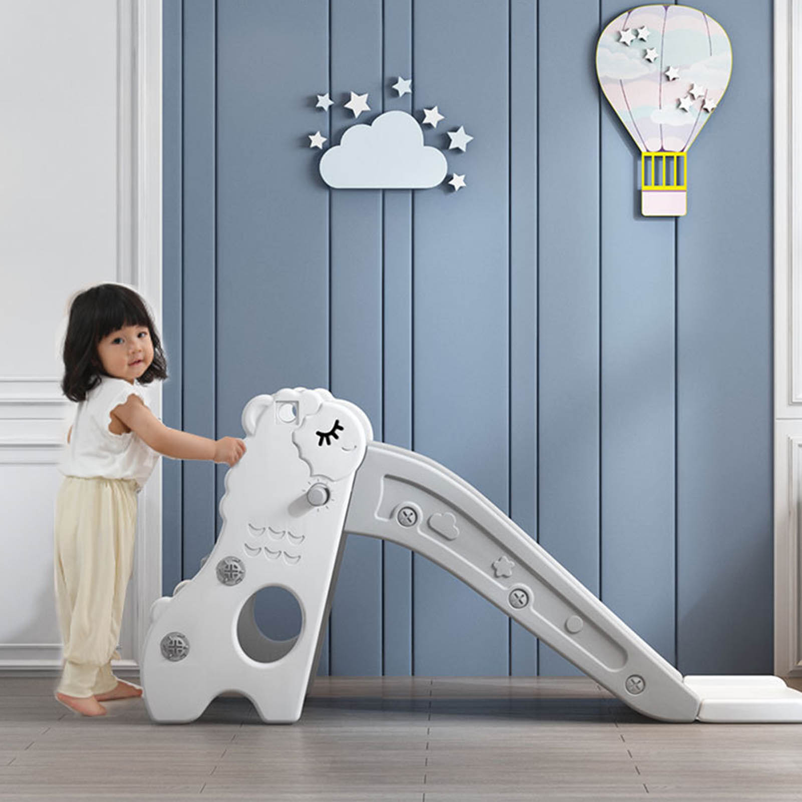 สไลเดอร์เด็กแบบตั้งพื้น พับได้ - Kids Outdoor Obstacle Course บทวิจารณ์และราคา