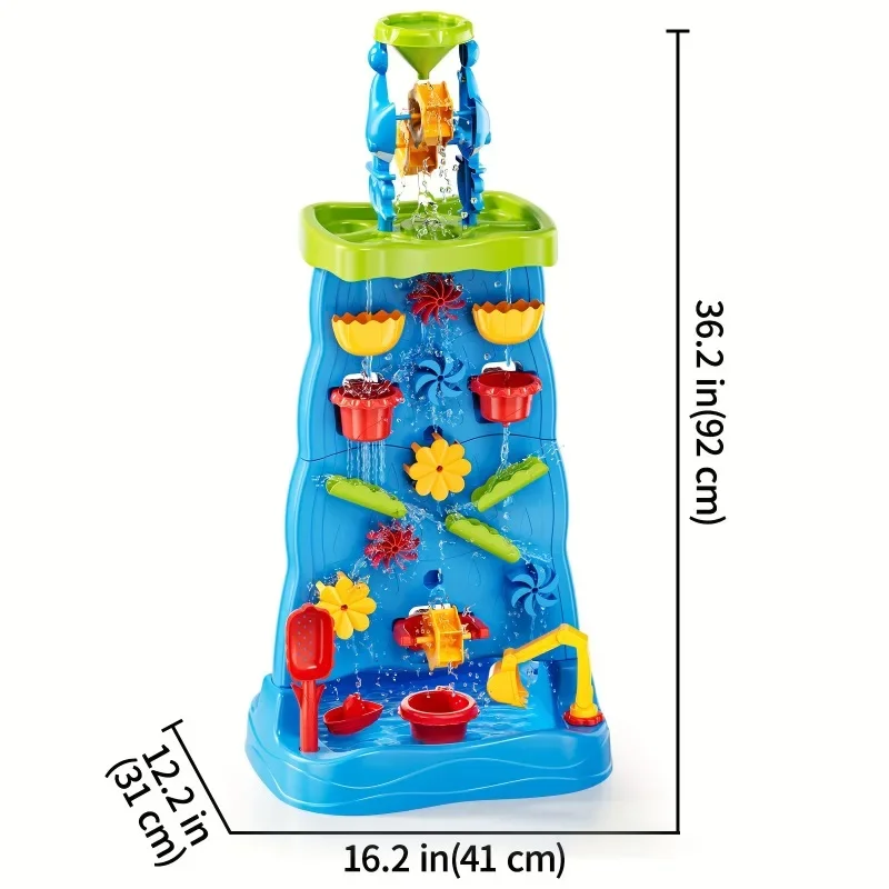 น้ําตก Discovery Wall เด็กสองด - Kids Outdoor Sensory Table บทวิจารณ์และราคา