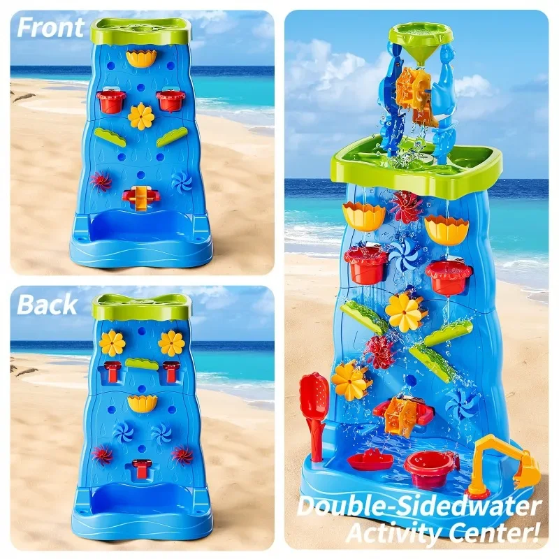 น้ําตก Discovery Wall เด็กสองด - Kids Outdoor Sensory Table บทวิจารณ์และราคา