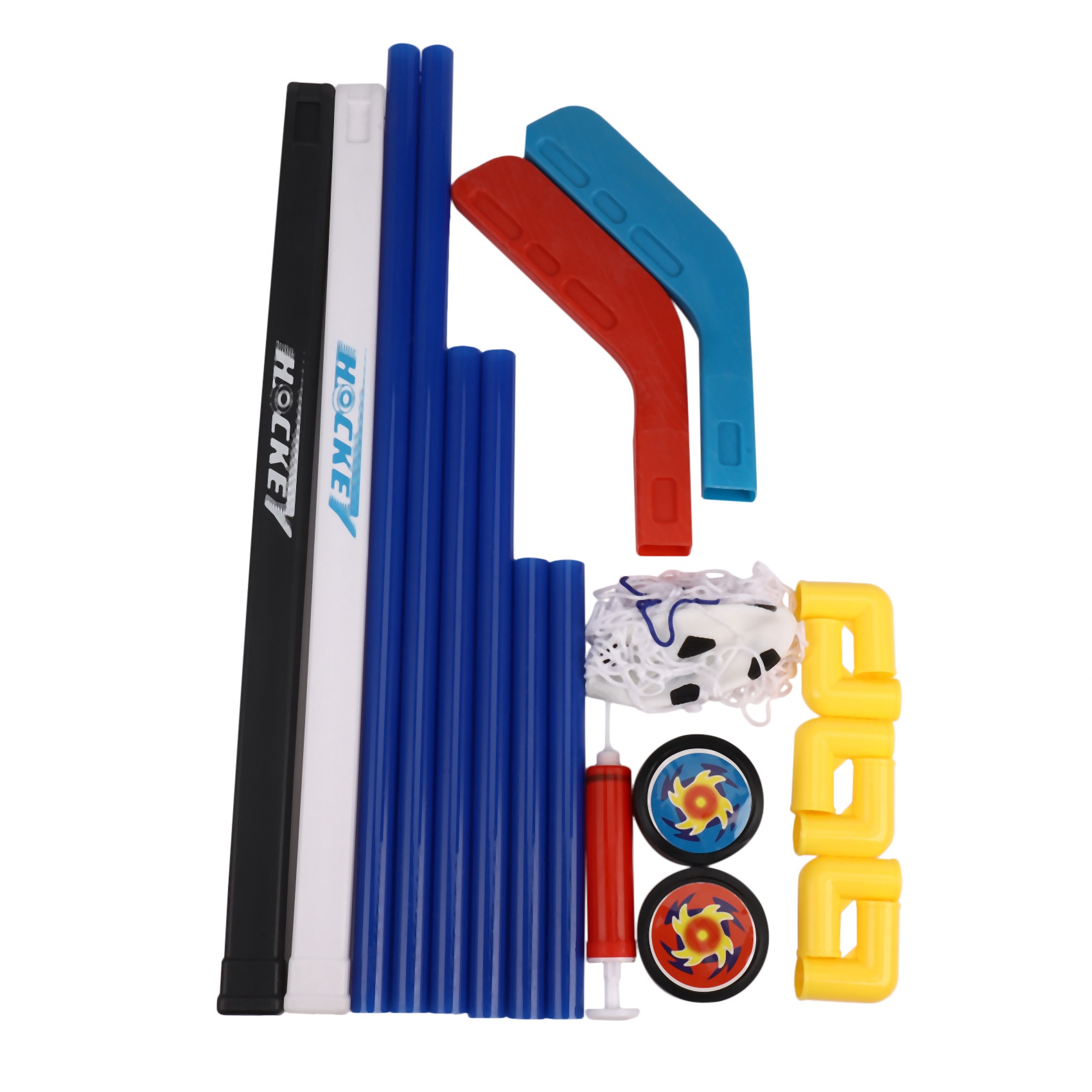 ชุดประตูฟุตบอลและฮอกกี้น้ำแข็ง - Kids Outdoor Hockey Set บทวิจารณ์และราคา